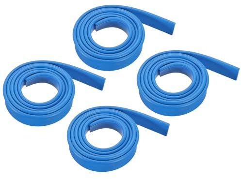 sourcing map Replacement Squeegee Rubber for Window, Glass, Shower Doors, Tile Wall Cleaning, 41.34 Inch, Blue Pack of 4
