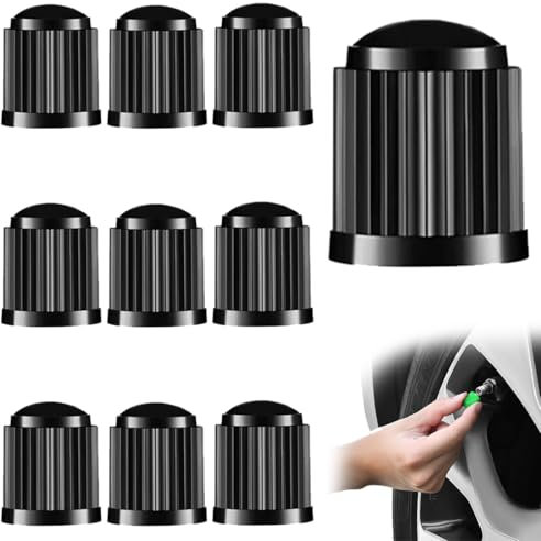 GHPKOTW 10 Pièces De Capuchons De Valve Couvercle De Valve De Pneu De Voiture Capsules De Valve De Pneu Capsules De Valve De Voiture Voiture,Pour Une Pression De Pneu Stable,Moto,Vélo Pour Les Valves