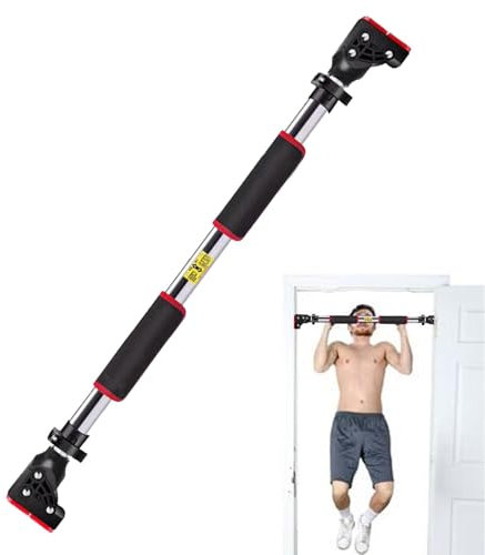 Horizontal Door Bar - Horizontal Fitness Pull Up Bar, Multifunctional Sports Accessories for Bedroom, Large Portable Indoor Fitness Equipment for Living Room, , Gym