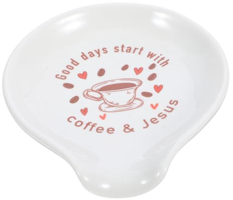 Alipis Reposacucharas Diseño Especial Soporte De Cerámica Para Cucharones Decorativo y Fácil De Usar