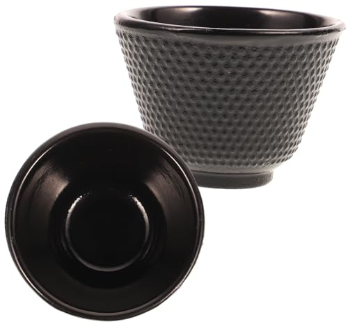 Garneck 2pièces Tasse à Thé Fer Service à Thé Rétro Fonte Kung Fu Décoratives Fonte Style Rétro Kung Fu