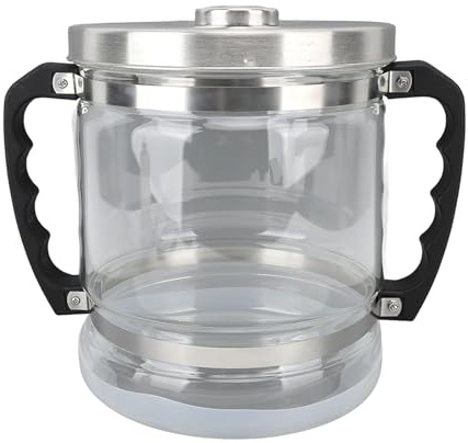 Zenlir Distilled Water Storage Container High Capacity Glass Collection Bottle Countertop Water Filter Pitcher Replacement Replacement Glass Bottle for Distillers