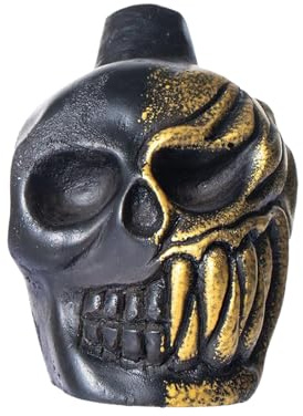 Silbato De Intensivo - Juguetes Instrumentos Ruidosos Halloween | Relleno Cráneo Resina Colección para Familiar Vacaciones Escuela Cosplay Reassemblement Celebration