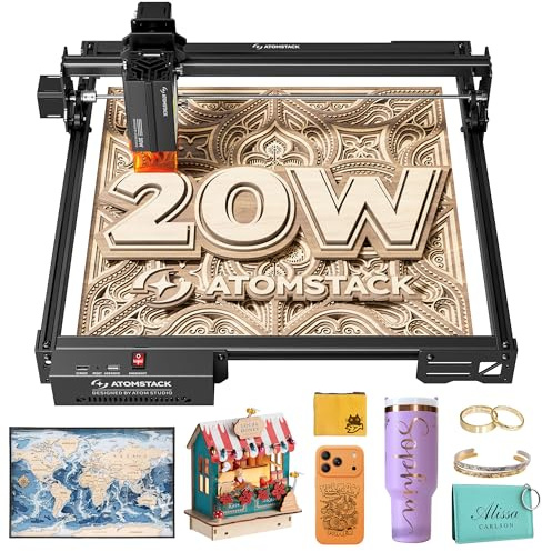 ATOMSTACK SWIFT A20 PRO V2 20W Laser Graviermaschine Gravurbereich410×380mm