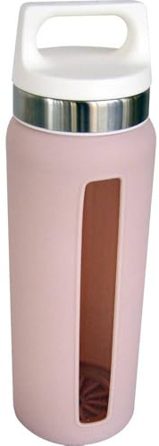 Sigg Dream Trinkflasche (0.65 L), schadstofffreie und hitzebeständige Trinkflasche, auslaufsichere Trinkflasche aus Glas mit Silikonhülle