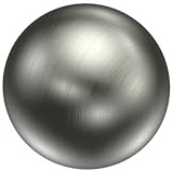 INTERDECO Gardinenstangen Endstücke Kugel, aus Edelstahl, für Vorhangstangen 20 mm und Innenlaufstangen, Typ 1120136, 2 Stück