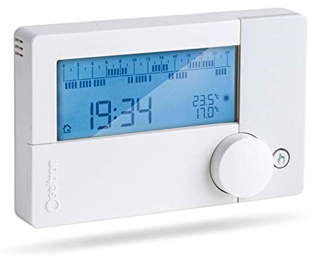 SEITRON Freetime Evo Termostato programmabile Giornaliero Digitale a Batteria, Plastica