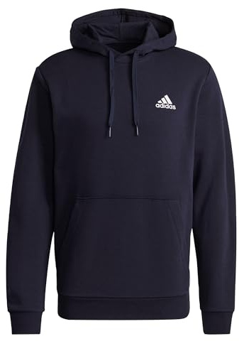 Adidas Essentials Fleece Hoodie Felpa con Cappuccio Uomo (Pacco da 1)