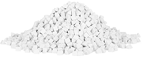 Buffing Abrasive Material, Small Rock Tumbling Jewelry Making Tool Ceramic Filler Media 3 Lbs for Jewelry for All Type Tumblers