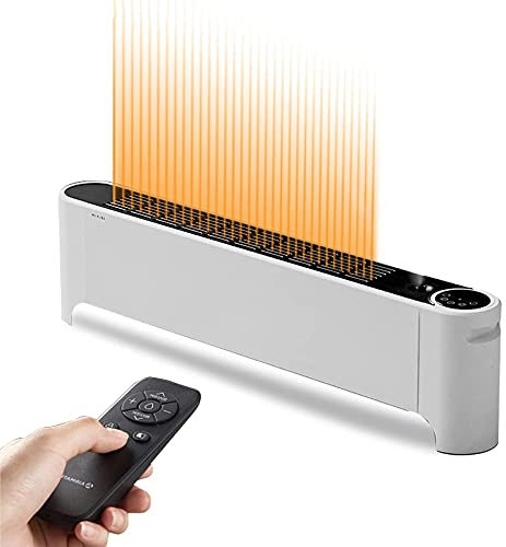 SilteDElectric Skirting Board SilteD, Convection SilteDs With Thermostat, Led Display, Ip24 Waterproof, Safty Child Lock, Humidify, Multiple Protection Baseboard Radiator, For Large Area 30M2