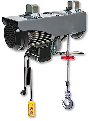 KOZWAY Treuil Micro palan électrique, Grue Domestique Petit Ascenseur palan 1 Tonne/0.5T treuil décoration Grue Moteur en cuivre Pur (Color : 2, Size : 30M)