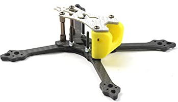 ZEMNLO Ratel-X140 3 Zoll Runcam Nano2 Caddx EOS2 140 mm Radstand 4 mm Arm Kohlefaser FPV Racing Rahmen Kit Quadrocopter-Rahmenarme (Size : Yellow)