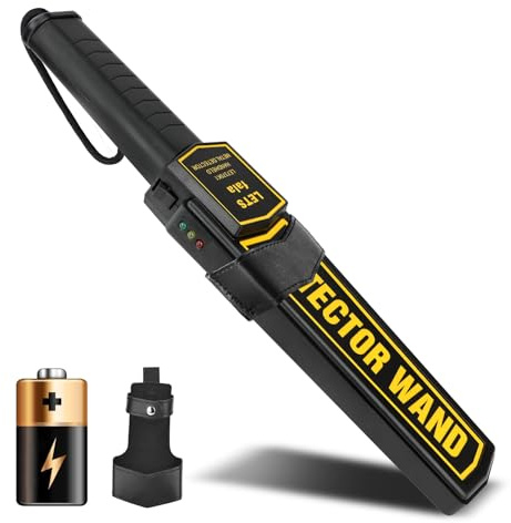 LETSFALLA - Pinpointer portatile con bacchetta di sicurezza in metallo
