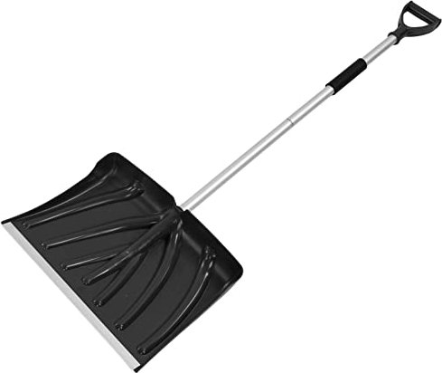 lvifloae Pelle à Neige Amovible en Alliage d'aluminium pour déneiger l'extérieur Portable pour Glace pilée Pelle à Neige en métal Robuste pour Camion, Voyage, Jardin