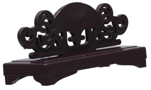 Alipis Chinese Fan Decorative Stand Wooden Fan Holder Display Japanese Style Small Desktop Bracket Suitable for Japanese Party Decorations Home Ornament