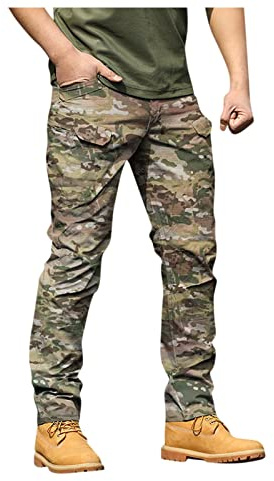 Amazón Compras, Pantalones De Trabajo Hombre Cargo Trabajo Tallas Grandes Pantalones Tacticos Militar Camuflaje Pantalón Multibolsillos Verano Ropa Deportiva Hombre Camuflaje M