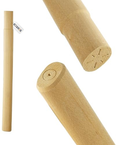 BEGRIS® Hammerstiel 90 cm Holzstiel Stark, Riss- und bruchfest, Stiel für hammer 8-10 kg, Holzstiele