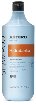 Artero Hidratante. Champú para Perros. Gran hidratación. Ideal para Perros Yorkshire Terrier, Bichón Maltés, para Mascotas de Pelo Largo y/o pelajes Secos o deteriorados. con Biotina.
