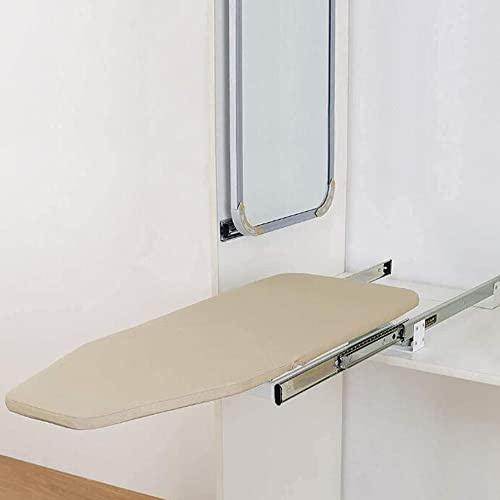 Tabla de Planchar Plegable Oculta en Armario para Apartamentos y Habitaciones pequeñas | Tabla Plegable Resistente con Palanca de fácil Apertura