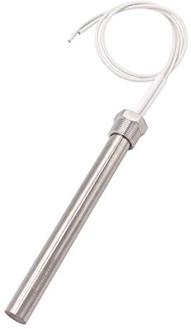 DERNORD Immersion Cartridge Heater 120V 500W Hot Rod Heating Element Replacement 1/2 Inch Thread (120V 500W)