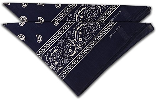 fashionchimp Nicki-Halstuch aus 100% Baumwolle im 2er Set, Unisex Bandana, AZO-Frei