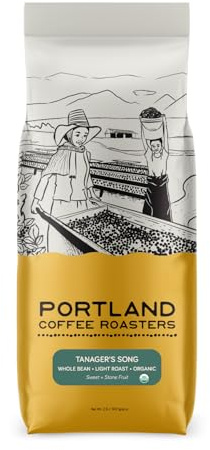 Portland Coffee Roasters, Tanager's Song (Organic), Whole Bean, Light Roast, 32 oz