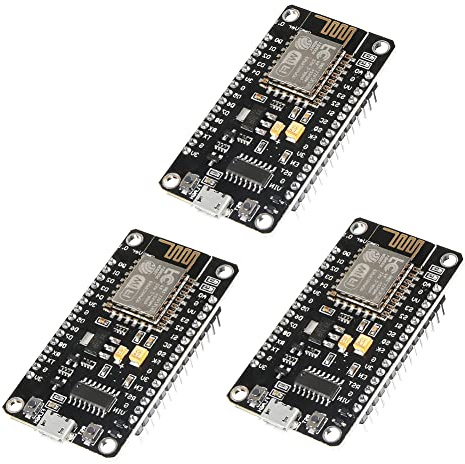 Dealikee 3 x ESP8266 WiFi-Entwicklungsmodul CH340 Serielles Wireless-Modul Node-Mcu Lua 4M WiFi WLAN Internet Entwicklungsboard