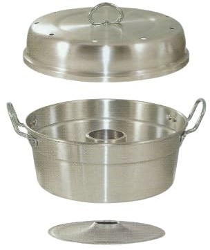 Tredoni Olla de Anillo Hueco de Estufa 24cm para Hornear Pasteles, Olla de Horno de Aluminio, Tipo Pesado (24 cm)