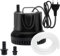 Lnicez Aquarium Pumpe 15W 800L/H Tauchpumpe Wasserpumpe Klein Ultra Leise Teichpumpe Mini Wasserpumpen Mit 1,5 m Kabel, 1 m Schlauch 2 Düsen Wasserpumpe für Aquarien, Teich, Hydrokultur,Brunnen