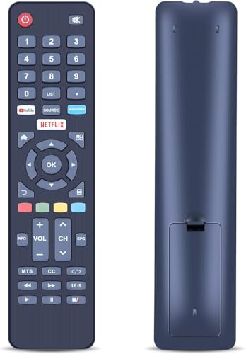 GOUYESHO Ersatz Fernbedienung für Dyon ‎Smart 22 XT, 24 XT, 40 XT, 42 XT, 43 XT V2, 49 XT, 55 XT, 65 XT, Movie Smart 32 XT D800171 (Nicht für Smart 22 XT-2, 55 XT-2, 40 XT V3, 42 XT V2, 32 XT D800168)