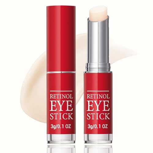 Retinol Augencreme, Eye Cream Stick Gegen Falten und Augenringe, Eye Cream with Retinol, Anti Falten-Augensalbe für Augenringe Entfernen, Anti-Aging-Creme für Tränensäcke Schwellungen, 2PCS