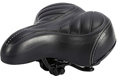 ZIXINNKC Comfort Wide Big Bum Mountain Road Bike Asiento Deportivo con Almohadilla