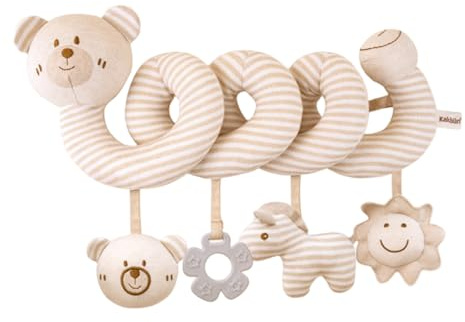 Giocattolo Per Passeggino|Giocattolo Per Passeggino, Animali Di Peluche A Spirale Appesi Giocattoli Per Culla Con Anelli Per La Dentizione, Suoni BB E Campane Che Suonano, Giocattoli Sensoriali Educa