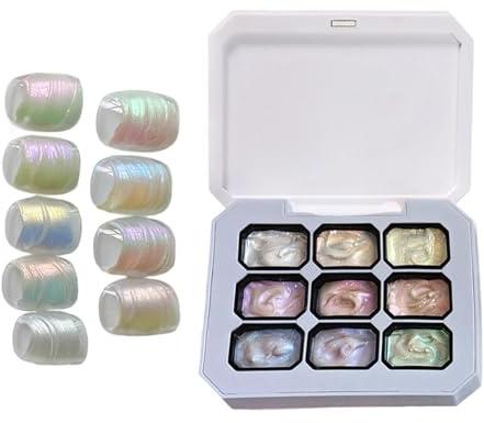 Vernis Semi-Permanent À Effet Gel Palette dégradé 9 couleurs pour manucure | Palette de vernis à peindre Kit de manucure débutant, femme, fille, maison, , salon, spa