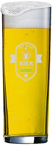 Meinglas 'Kölsch Cristal, 0,2 L, con nombre grabado Premium cerveza de nombre desde xxxx