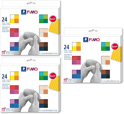Staedtler FIMO Soft (24 Farben | 3er Pack)