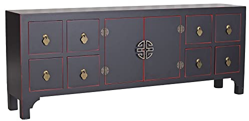 TV Lowboard chinesischer Hochzeitsschrank 130 cm Sideboard mya042 Palazzo Exklusiv