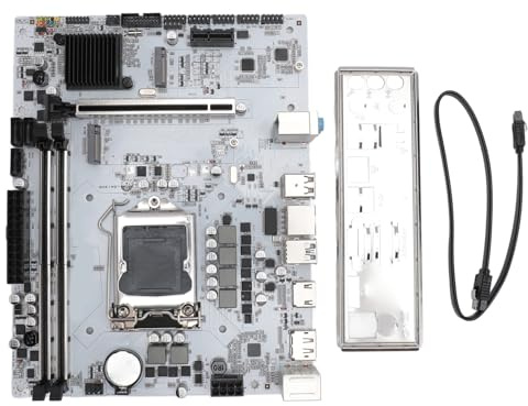 Computer-Motherboard, Dual-Channel-DDR4-H410M-DH-Mining-Motherboard mit M.2-Steckplatz, Gigabit-LAN-Anschluss, PC-Motherboard für LGA1200-CPU der 10. Generation
