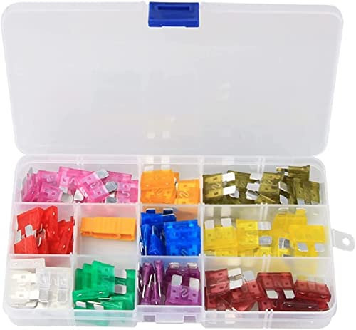 100 Stück 3A 5A 7,5A 10A 15A 20A 25A 30A 35A 40A Standard Blade Auto Sicherungen Sortiment Auto Blade Fuse Auto Boot Motorrad Sicherung
