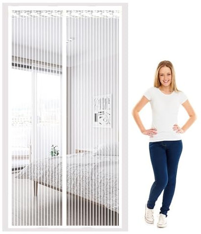 255 x 295 cm (B x H), magnetischer Insektenschutz-Tür, robuster Netzvorhang, einfache Installation für Balkon-/Terrassentür