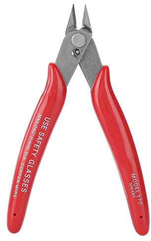 Alicates de Corte Diagonal, Cortador Lateral Diagonal con Estuche protector, Cortador de alambre, para Electricista Cortadores de Precisión