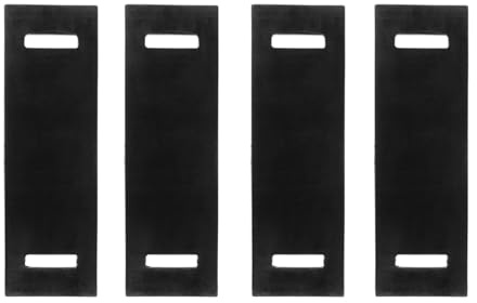 Tiardey 4 Pezzi Protezioni per Bordi in Gomma per Cinghie di Ancoraggio Fino a 50 mm di Larghezza Set di Fissaggio del carico Cinghie di Ancoraggio Protezione per Bordi in Gomma