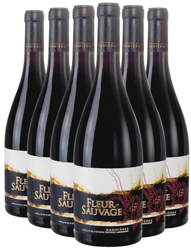 Languedoc Sommières Fleur Sauvage - Rouge 2021 - Les Vignerons du Sommiérois - Vin Rouge du Languedoc - Roussillon (6x75cl) BIO
