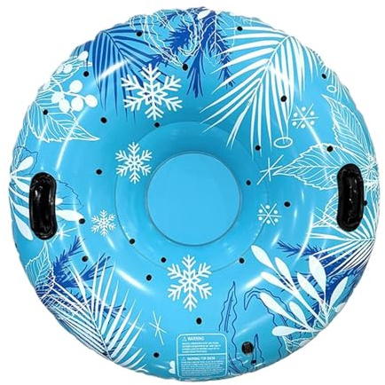 Derwrtup Kinder Schneerutsche - 102 cm Mit 2 Griffen - Aufblasbare Schneerutschbahn - Park Garten Spielplatz Schlittschuhlaufen Skifahren Mädchen Teenager Erwachsene Familie