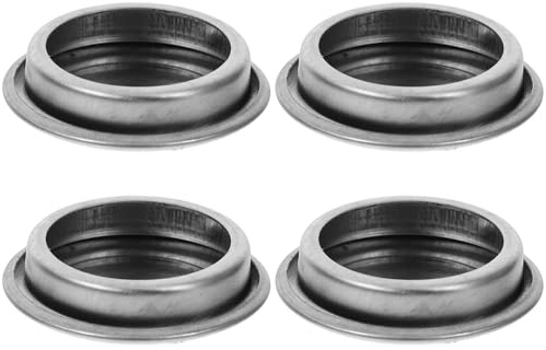 MUCKLILY Cache-trou Évier Inoxydable 27 Mm, Bouchons D’évier Universels, Couvercles Trop-plein Résistants Cuisine, Lot de 4 Pièces, Compatible Distributeur Savonnette, Installation Facile