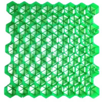 Pietre per pavimentazione all'aperto, pavimentazione permeabile per vialetti, terrazze e capannoni, 4 griglie = 1 m² (verde, 5 cm, 4 pezzi) – & terreno ecologico