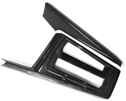 Interior Trim For VW For Golf R For GTI For GTD For GTE For Golf 8 MK8 For Golf 8.5 2020-2026 Center Console Panel Interior Cover LHD&RHD Car Accessories(Bright Carbon Fiber,RHD)