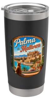 Palma de Mallorca Vaso térmico de acero inoxidable de doble pared