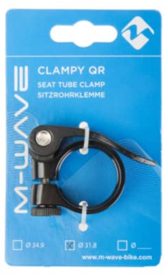 M-Wave Sattelklemme Clampy QR, schwarz, One Size, 12509871
