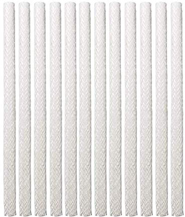 Tiki Docht Ersatz, 12er Set runde Fiberglas Dochte für Outdoor Notbeleuchtung, Tiki Fackeln, Terrassen und Gartenbeleuchtung, Weinflaschenlampen, Öllampen, für Camping, Balkon, Party und Notfalllicht